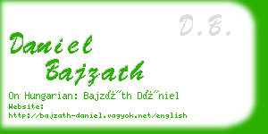 daniel bajzath business card